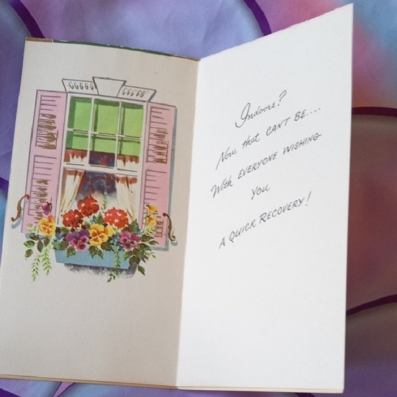 Vintage Get Well Card - Picture 2 of 5